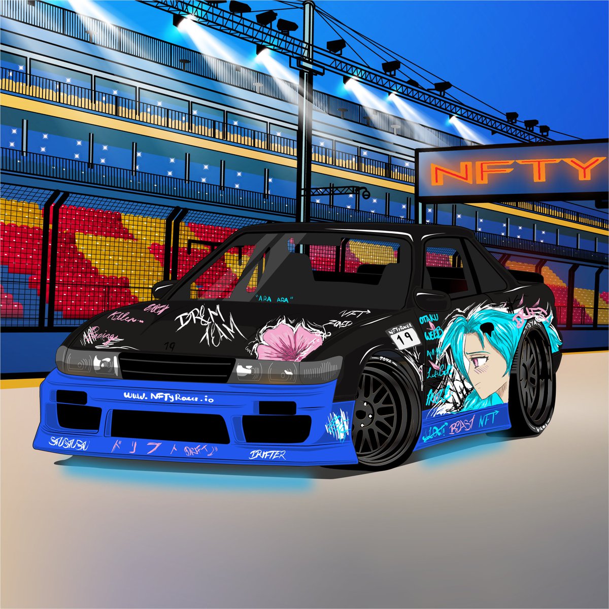 NFTyRacer's tweet photo. ⚠️The S13 Collection is minting now⚠️
https://t.co/k3OUcL8bRM
🚀🚀🚀
Come grab your drift car PFPs!!!
#NFTdrop #NFTCollection #Drift https://t.co/niQYAyjtZ6