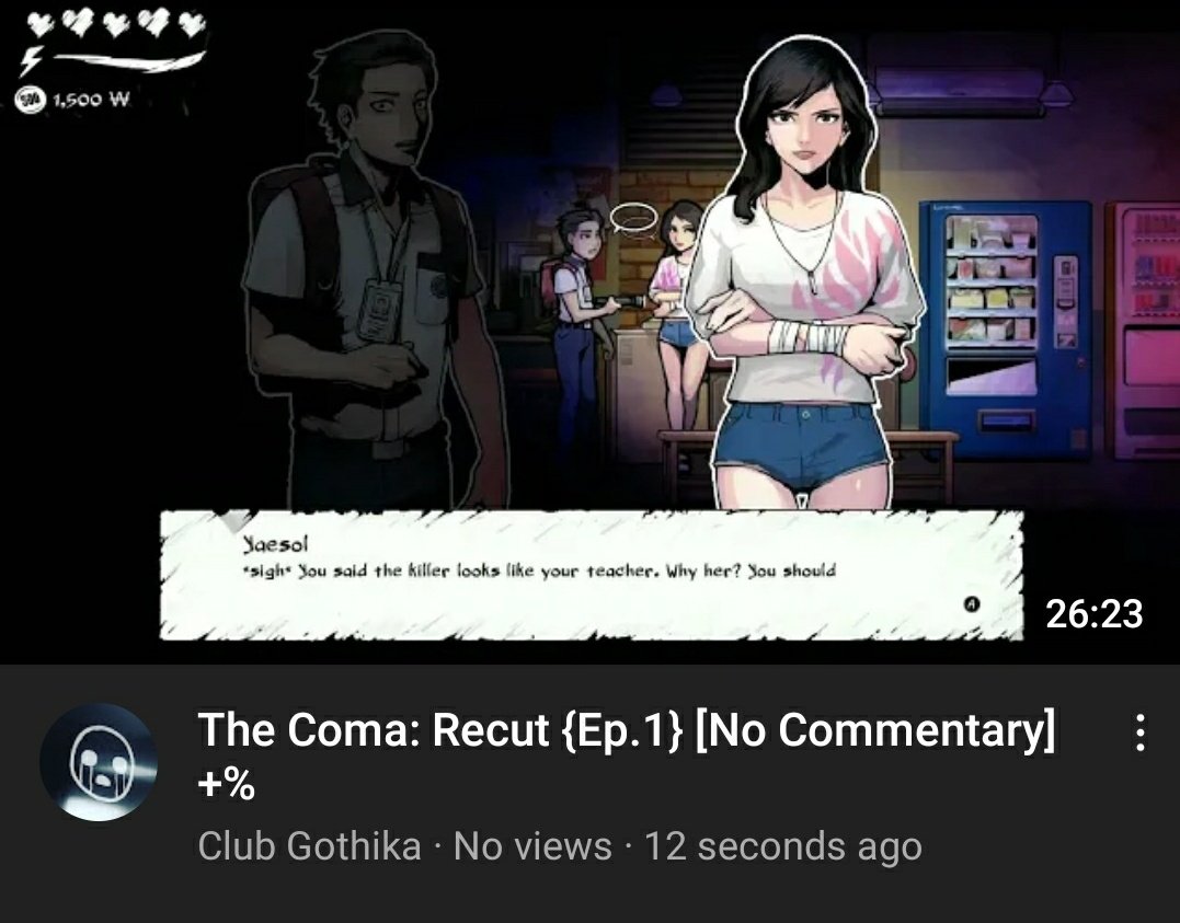 clubgothika's tweet image. *starting a new yt series!*

the coma: recut {ep.1} out now! +++++%%%%%

#thecomarecut #thecoma
#youtube #clubgothika 

youtu.be/gdakPXcj6Dg