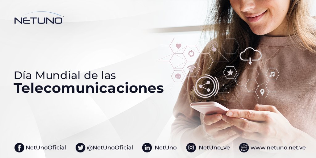 NetUnoOficial's tweet photo. Hoy celebramos 🎉 el #DíaMundialDeLasTelecomunicaciones, promoviendo el uso consciente ✅ en nuestra sociedad, de Internet 🌐 y otras tecnologías de la información y la comunicación. 💻 https://t.co/5yr5fSLRXK