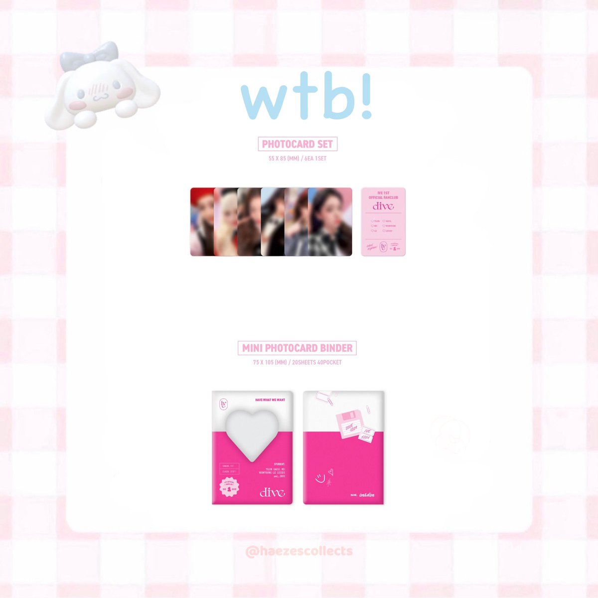 wtb iso lfs 💖 official ive 1st fanclub membership items

🤍 want: rei photocard from pc set &amp; mini photocard binder / collectbook

🤍 canadian seller/gom preferred 

<a href="/RTcanadaGOs/">retweet canada 🇨🇦 group orders</a> <a href="/ggsellandtrade/">girl group sell & trade</a> <a href="/kpopthriftshop/">Kpop Buy, Sell, and Trade</a> <a href="/girlgroupGOs/">RT'ing Kpop Girl Group GOs</a>