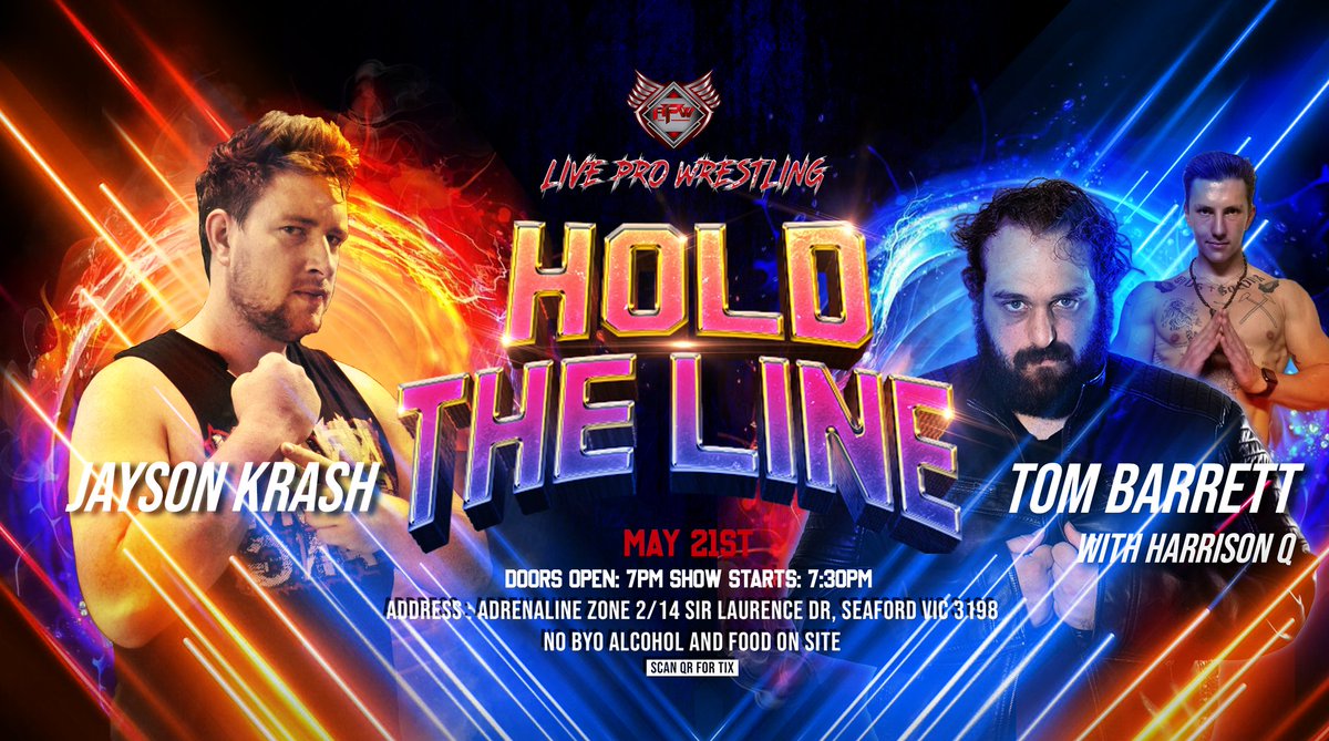 AdrenalinePW's tweet photo. #JaysonKrash will take on @UnstableBarrett with the x-factor Harrison Quinero in his corner this Saturday night inside the Adrenaline Zone

This will be a physical contest between these two veterans 

#APWHoldTheLine https://t.co/oGvXjswQeC