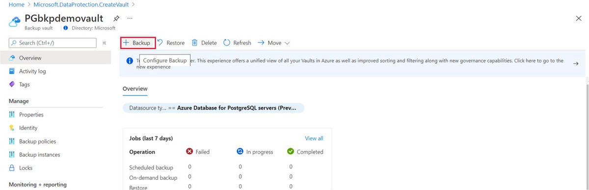 AzureSupport's tweet image. If you need help to back up your #AzureDatabase for #PostgreSQL server in Azure, check out this article: msft.it/6019bKuXJ