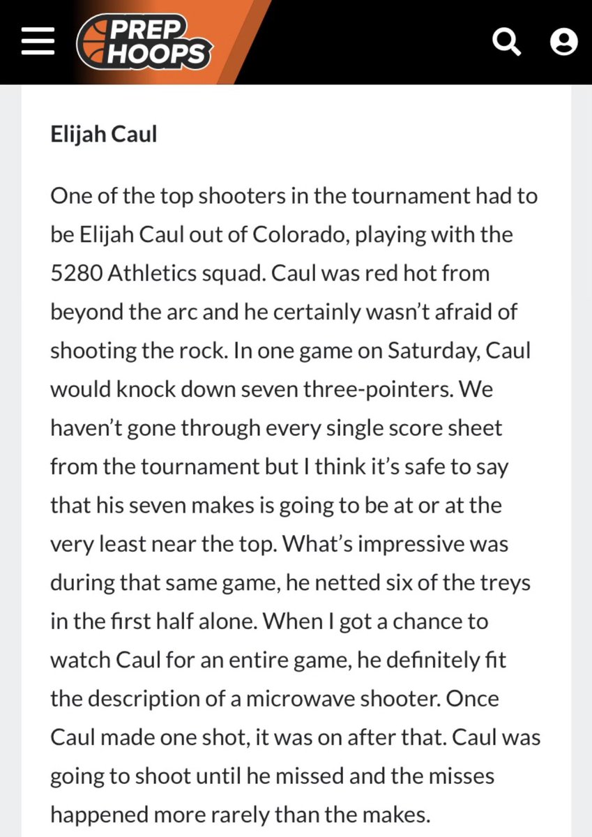 5280_athletics's tweet photo. @ElijahCaul the top shooter in the tournament! https://t.co/qIA3xFrql2