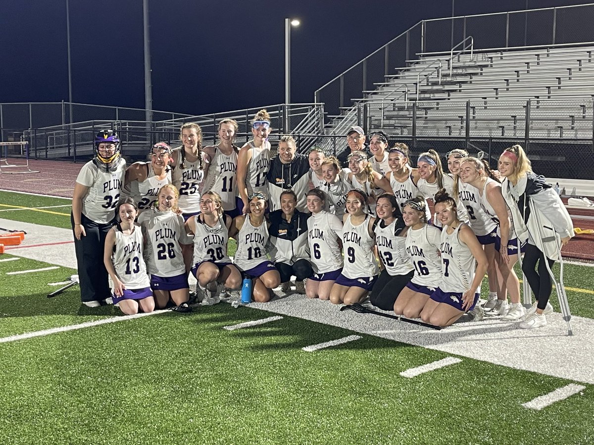 First ever playoff win in school history with 16-3 win over Seton LaSalle! ⁦<a href="/PlumHSGirlsLax/">Plum High School Girls Lacrosse</a>⁩ #wpialplayoffs