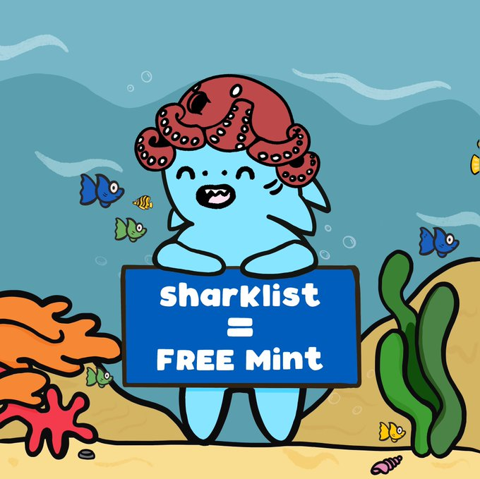 WabiSabiNFT's tweet photo. 🍭Wabi Sabi Collective x Digi Sharks🦈

🦈FREE MINT GIVEAWAY🦈

Giving away 3 WL spots for @DigiSharksNFT courtesy of the team!🎉

To enter:
🌊 Follow x and @DigiSharksNFT and @WabiSabiNFT
🌊 Like♥️ &amp; Retweet♻️
🌊 Tag someone who needs Sharklist

Good Luck Everyone (24 hours⏳) https://t.co/PrHNv2iN2s