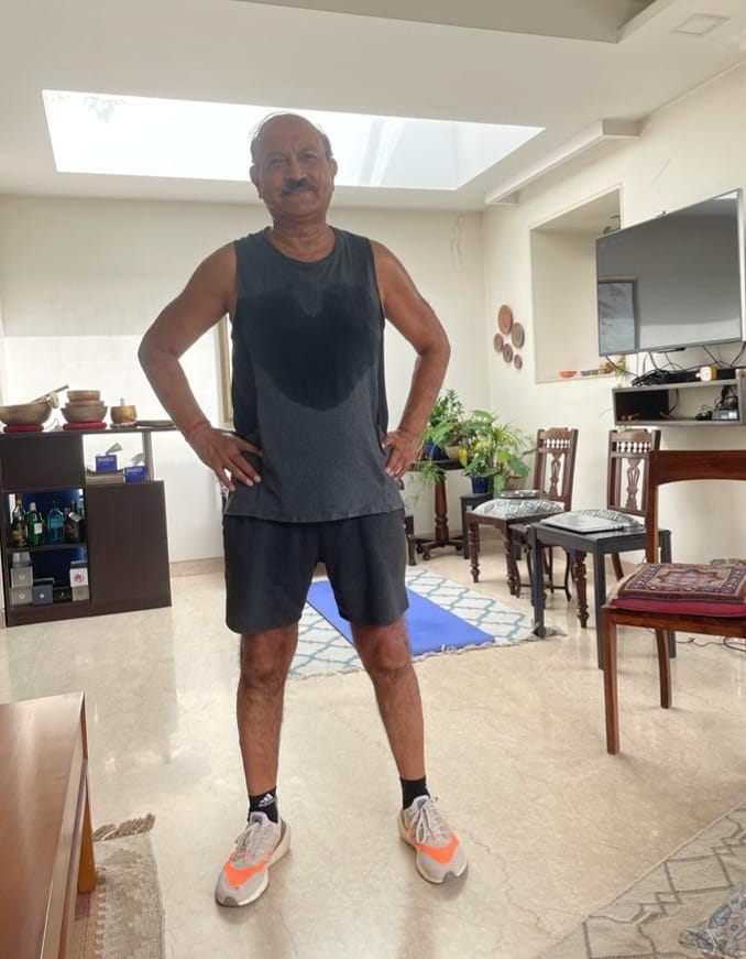 rajchengappa's tweet photo. Nothing like a good walk in the morning - even perspiration says its good for the heart❤️🙂 https://t.co/5nCL1vFomO
