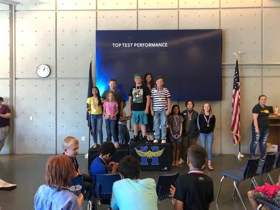 wileyrocks's tweet photo. Today, Wiley 5th graders participated in the 2nd annual DECA-inspired Day. This year the event was hosted by @HHS_Salthawks DECA team! A big thanks to all the local businesses and community members who made this possible!! #wileyrocks #KStotheMoon https://t.co/9OtciFUGI9