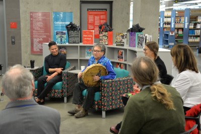 Check it out - A new Indigenous collection and resource space, called χʷəχʷéy̓əm has opened at KPU Surrey’s library.'