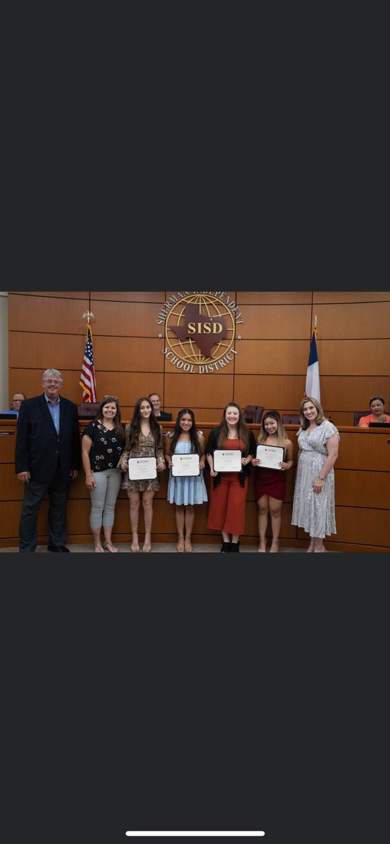Thank you to the SISD school board for recognizing our state powerlifters tonight!