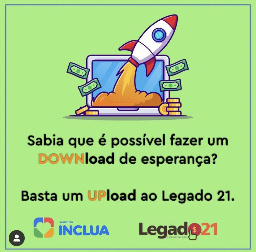 Legado21 é uma parceria nossa com o <a href="/_ManoDown/">Instituto Mano Down</a> , menos de 1,00 por dia e você ajuda a fazer a diferença na vida das pessoas.