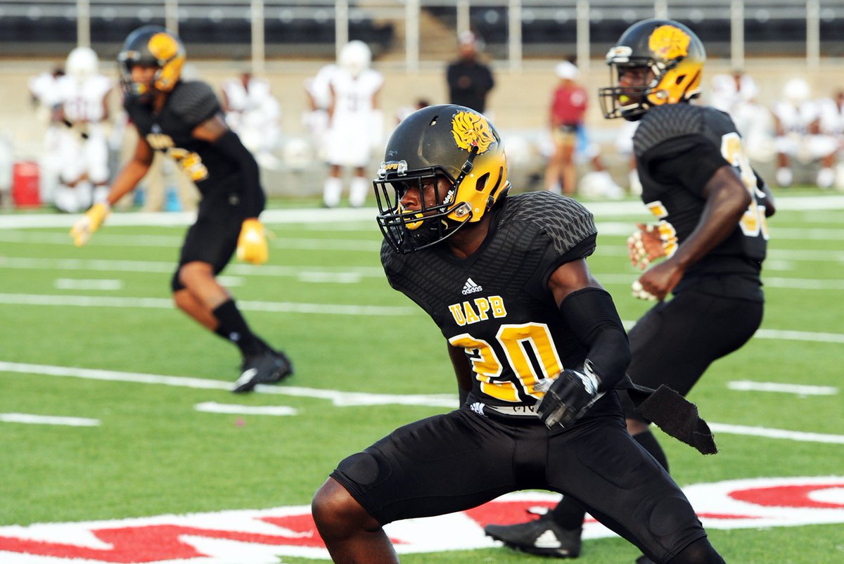DesStraughton's tweet photo. Extremely grateful to say I have received my 1st HBCU offer from Arkansas Pine Bluff 🦁 #AGTG @AllenTrieu @CoachSnowden @Rivals_Clint @CoachSTreadwell @CoachTomSims https://t.co/TGIOw71Tcf