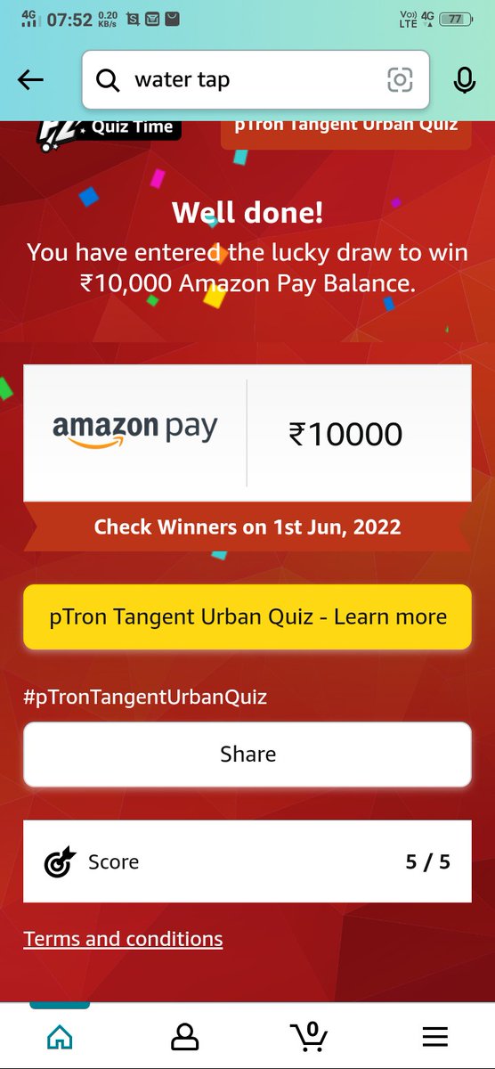 rizwanmavish's tweet photo. @amazonIN, @pTronIndia #pTronTangentUrbanQuiz #FlexWithUrban https://t.co/ypo2vU4Krd
