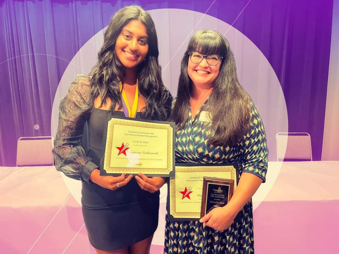 Thanks to the Grapevine-Colleyville Education Foundation for helping us honor our top ranked graduates tonight, and for giving our graduates a venue to honor their favorite educators! <a href="/GCISD/">Grapevine-Colleyville ISD</a> <a href="/GCEdFoundation/">Grapevine-Colleyville Education Foundation</a>