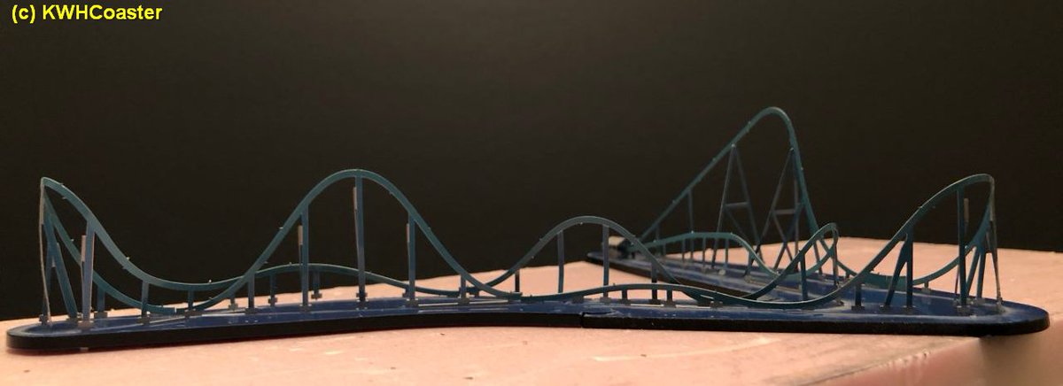 KWHCoaster's tweet photo. #Leviathan #NanoCoaster mock up.

Just loosely assembled to test fit everything. Left the protective film on the acrylic base and letting the tabs stick into the Styrofoam so I don't have to bend them over. https://t.co/tQhKiUaKn0