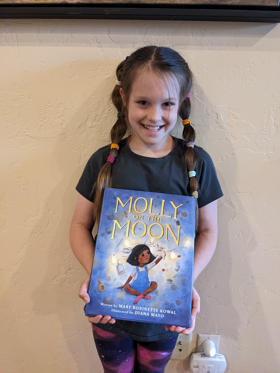We received our book today and Molly was so excited!