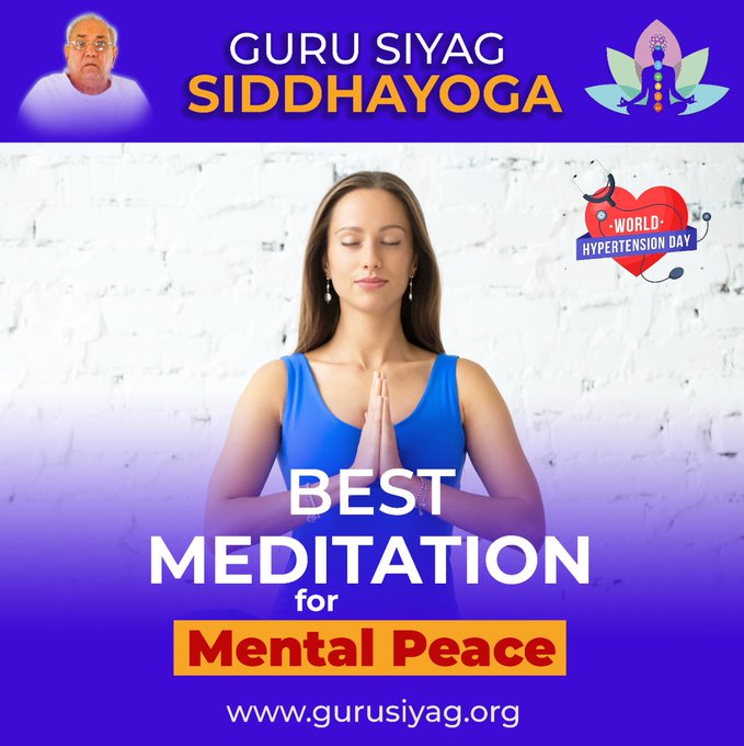 Guru Siyag Siddha Yoga is a wonderful science.  Whoever tastes it will know its taste.  Meaning Guru Siyag will adopt Siddha Yoga and he will be able to get its benefits.
#worldhypertensionday17may