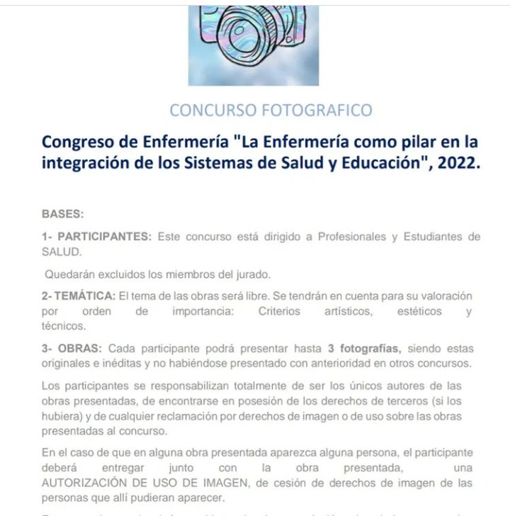 FederalCongreso's tweet photo. Ya abrió el CONCURSO DE FOTOGRAFIA!!!
Podes enviar tus mejores fotos yaaa!!!🖼 📸
Pedi el acceso al link para conocer las condiciones del mismo!
https://t.co/NxBab0Ycpw
#universidadnacionalarturojauretche #conasep #foropopulardesalud
https://t.co/iJUCPqUTFR https://t.co/crYoUhwkRR