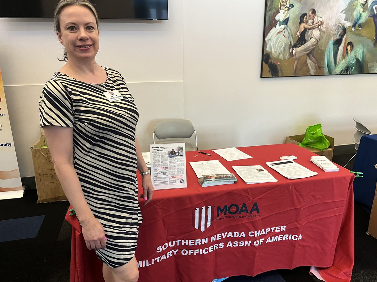 akszymanski's tweet photo. The @MilitaryOfficer Southern Nevada chapter hosted a Personal Planning and Surviving Spouse Symposium in Las Vegas with tons of helpful info - check out https://t.co/FhIiWqBats for helpful resources and guides! https://t.co/Rc1X20r6wn