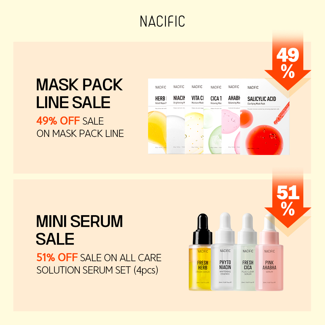 nacific_ph's tweet photo. 𝗘𝘃𝗲𝗻𝘁 𝟮: 𝗗𝗜𝗦𝗖𝗢𝗨𝗡𝗧 𝗩𝗢𝗨𝗖𝗛𝗘𝗥 🎟
Get 17% Off Shop Voucher
for every min. purchase of ₱500!
𝗨𝘀𝗲 𝘁𝗵𝗶𝘀 𝗰𝗼𝗱𝗲 : 𝗡𝗔𝗖𝗜𝗗𝗔𝗜𝗟𝗬

𝗘𝘃𝗲𝗻𝘁 𝟯: 𝗠𝗔𝗦𝗞 𝗣𝗔𝗖𝗞 𝗦𝗔𝗟𝗘
Get 49% Off Sale on All NACIFIC Mask Packs 😮 https://t.co/fVVklq4Rky
