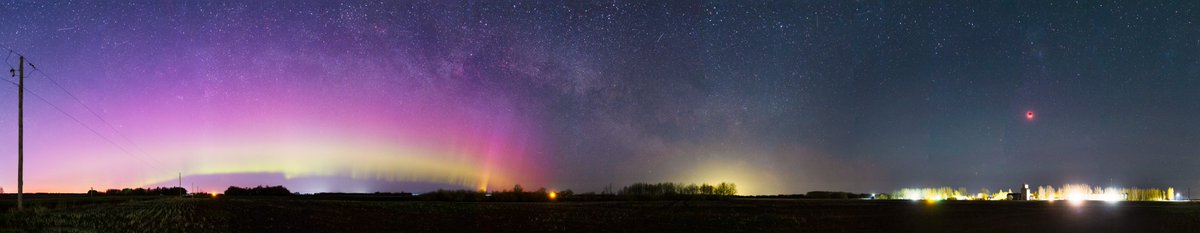 Milky Way, Lunar Eclipse and the Aurora Borealis in one photo! How can a night get any better?! 
Brookdale, Manitoba
11:39PM CST, 05/15/2022

<a href="/TamithaSkov/">Dr. Tamitha Skov</a> <a href="/TweetAurora/">Aurorasaurus</a> <a href="/CBCManitoba/">CBC Manitoba</a> <a href="/ctvwinnipeg/">CTV News Winnipeg</a> <a href="/TravelManitoba/">Travel Manitoba</a> <a href="/TourismWestman/">Tourism Westman</a>