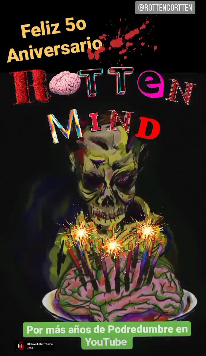Orquideadeluna's tweet photo. #RottenMind ya lleva CINCO años pudriendo mentes en #youtube!!!
Hay que celebrar y seguir compartiendo su contenido.
Somos Pandemia!!!
@RottenEdgar y @sinkope13 lo hacen posible! Felicidades!
#Aniversario #cine #HorrorMovies #terror #series #cinedesconocido https://t.co/3bWm8HEbiA