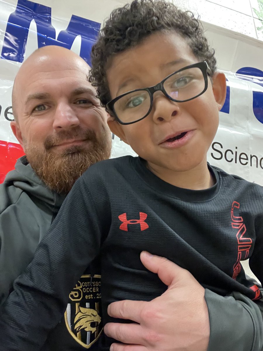 CoachBismuth's tweet photo. #daddydropoff for preK resulted in a WORLD RECORD tardy count for this dude. We hammered the competition. I also earned a record long side eye from Mom during the parent/teacher conference today…
🎶 We are the champions 🎶
#ifuaintfirstyourelast https://t.co/M0DL1xavAr