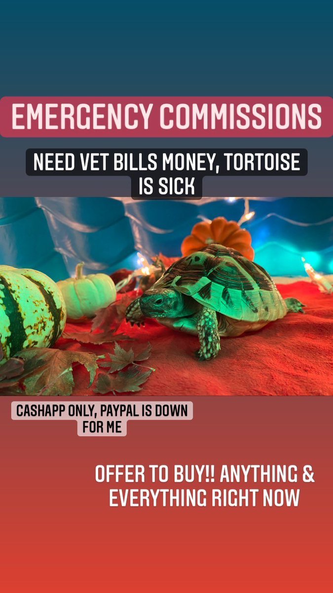 Ayo, to those of you whom are looking for art and wanna help an artist out I found an artist who needs help. They need comms to help pay for Vet Bills.

Hit them up on Discord: Blaze of Ace#4218

Image below is from them: