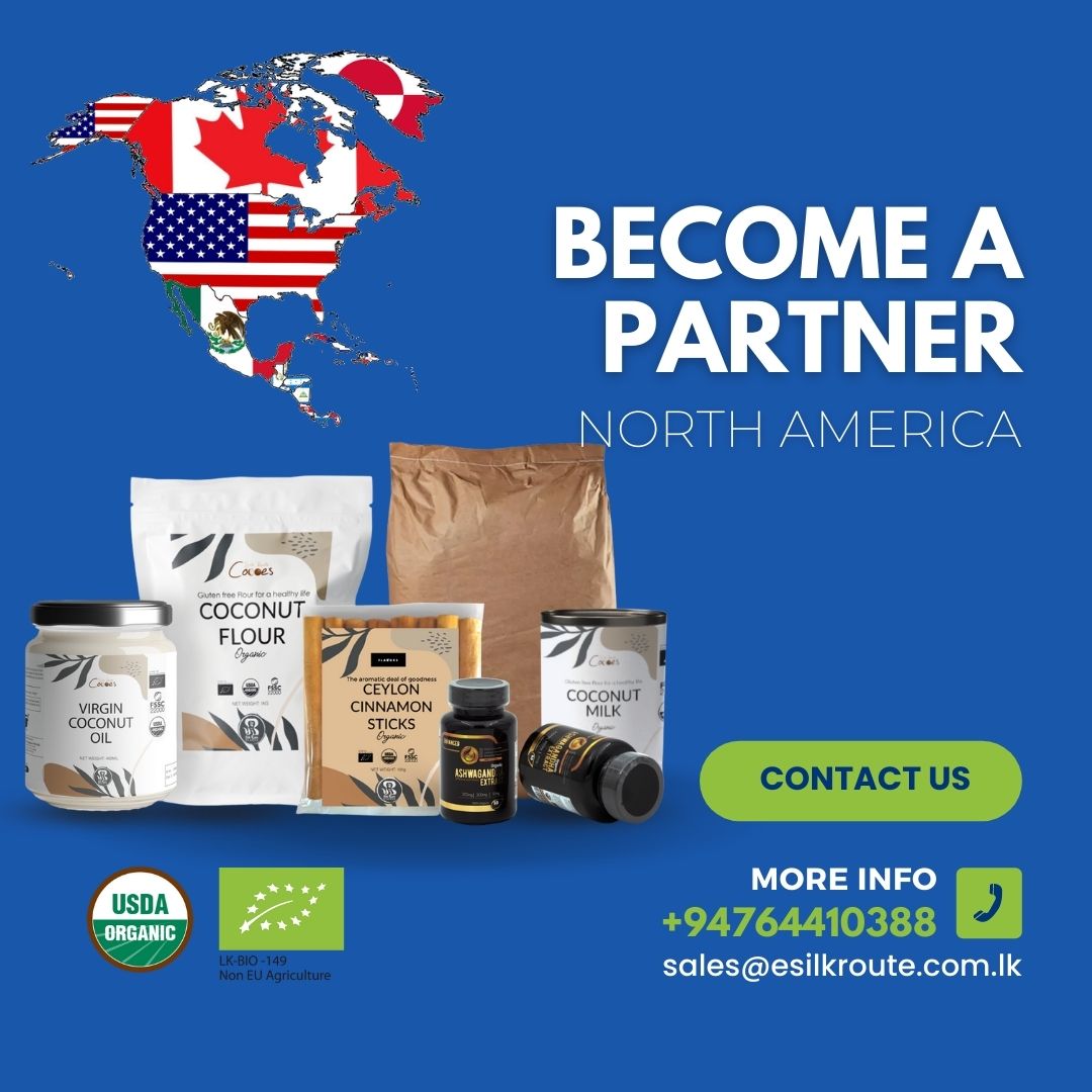 Silkcooperation's tweet photo. We are looking for #Agents #Distributors #3PL_Partners in North America.
If You are in #USA or #Canada and looking for an #Opportunity to #Partner with a #Sri_Lankan Company to bring #Quality Products to Noth America,  get in touch with us. 
@slembassy_usa @CanHCSriLanka https://t.co/7Be9r6ihrQ