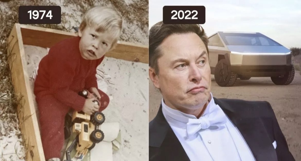 teslaownersSV's tweet photo. How it started Vs how it’s going https://t.co/ZvUIbmtD8P