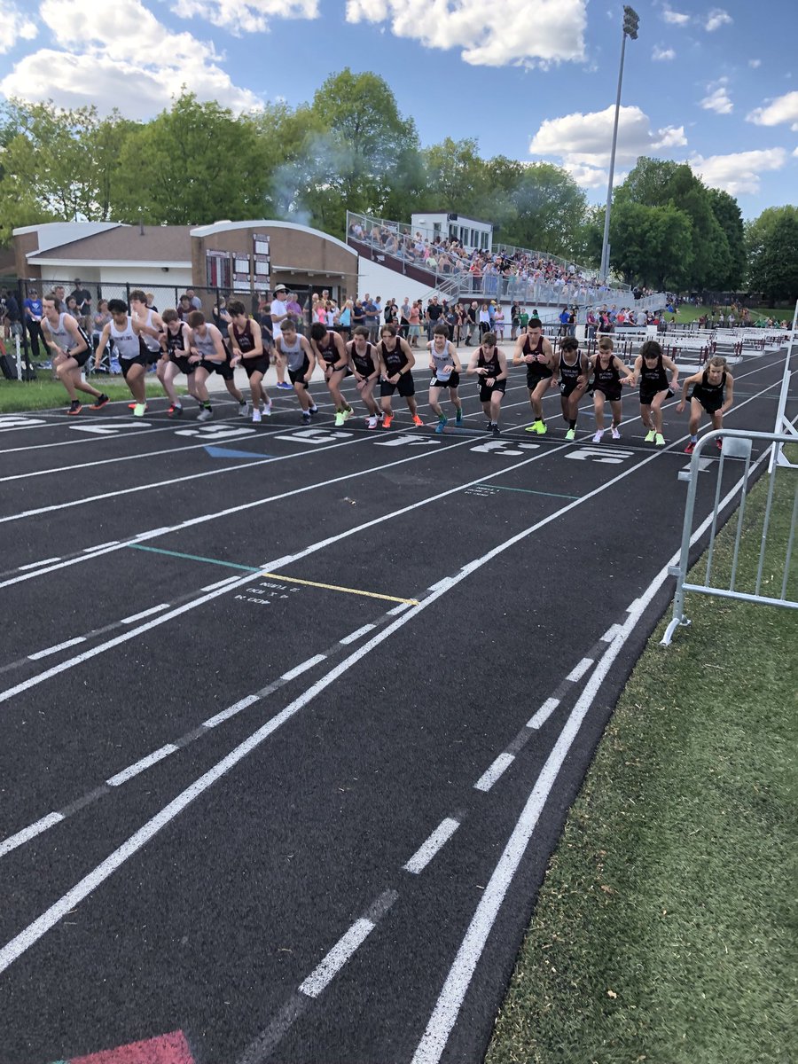 CoachIves's tweet photo. Tonight our @dchstrack mid-distance/distance squad set a new single season record for most sub-5:00 1600s. The previous mark was 18 runners. Now it’s 22! https://t.co/H4HISb98TX