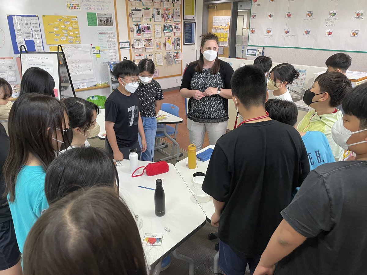 MelissaFleck8's tweet image. Grade 5 students explore different strategies to determine how much space an object takes up. The struggle to think outside the formula was a wonderful learning opportunity. #pypmath #productivestruggle @maisie_bradley @OlsonSKelly