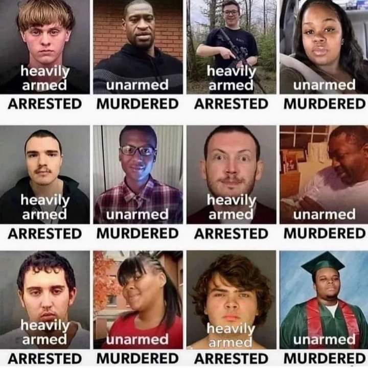 America’s double standard Unfortunately racism is alive and well. #amerikkka