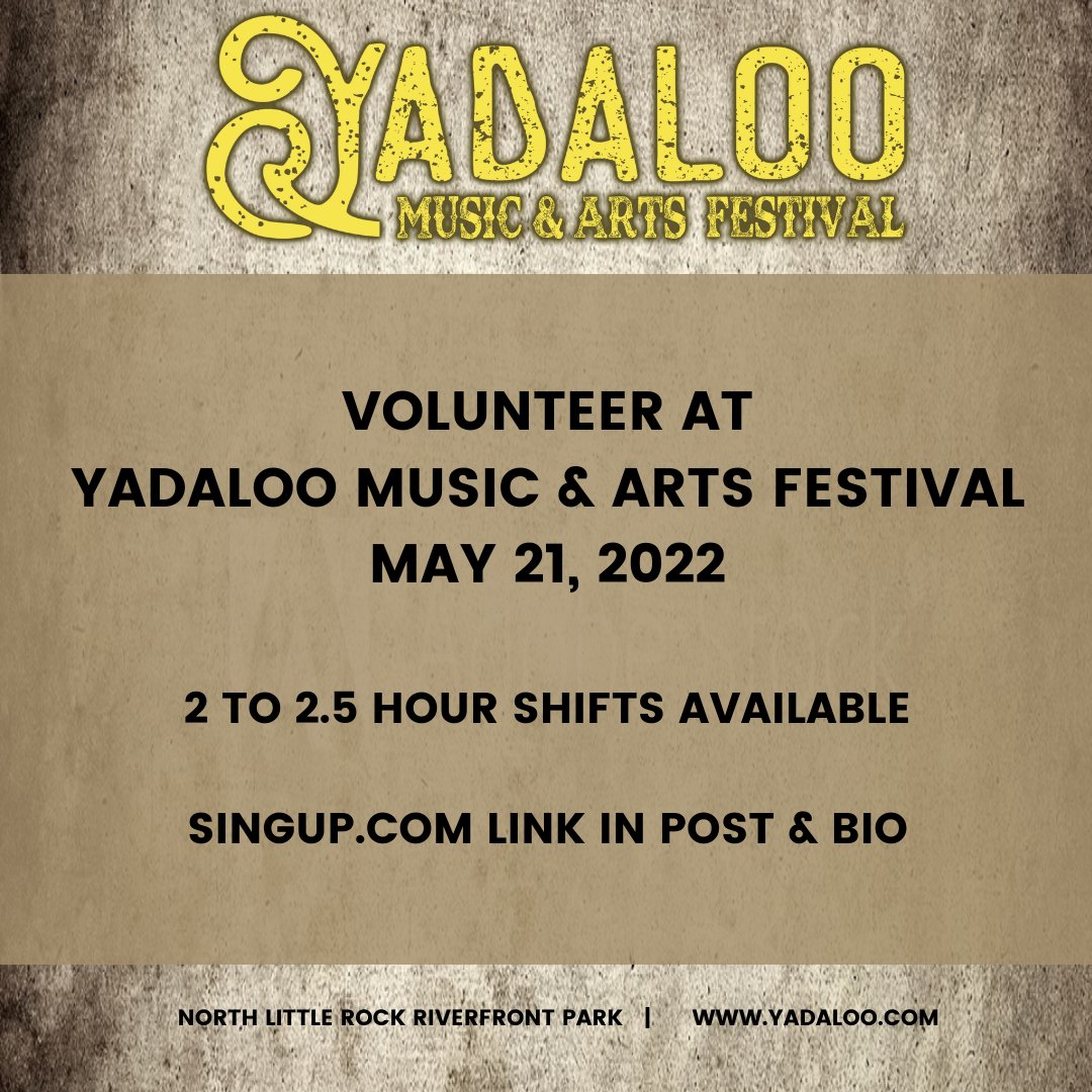 Sign Up to volunteer for a couple of hours THIS SATURDAY and enjoy the rest of the day! Go to the link in our bio or click: signup.com/go/wimacyb 

#yadaloofest #volunteer