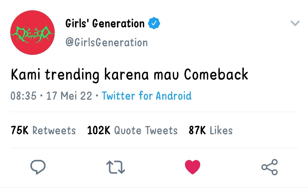 Makasih ya <a href="/GirlsGeneration/">Girls' Generation</a> sudah menepati janji ❤

#SNSDcomeback