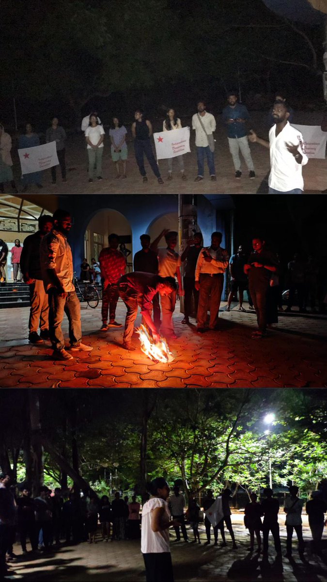ASWATHYSAHADEV4's tweet photo. SFI PU strongly condemns the negligence and indifferent attitude of Pondicherry University Administration. We demand the University to provide accommodation to the students from June 1st itself. 

#ReOpenPU #reopen_pondiuni
@SFI_PondiUni ✊🏾 https://t.co/GHQBN7nlrm