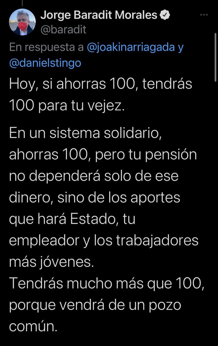 EconomistaFlait's tweet photo. La realidad es q si metió $100.000 (80,48 UF) el 15-Mayo-1982 en una AFP hoy estaría sacando $43.151.104 o (1329,24 UF). Es decir la AFP multiplicó por 16,5 veces el capital original + la inflación. 

Entonces @baradit no solo miente. Miente descaradamente. Vamos a los cálculos: https://t.co/YhriScHz74