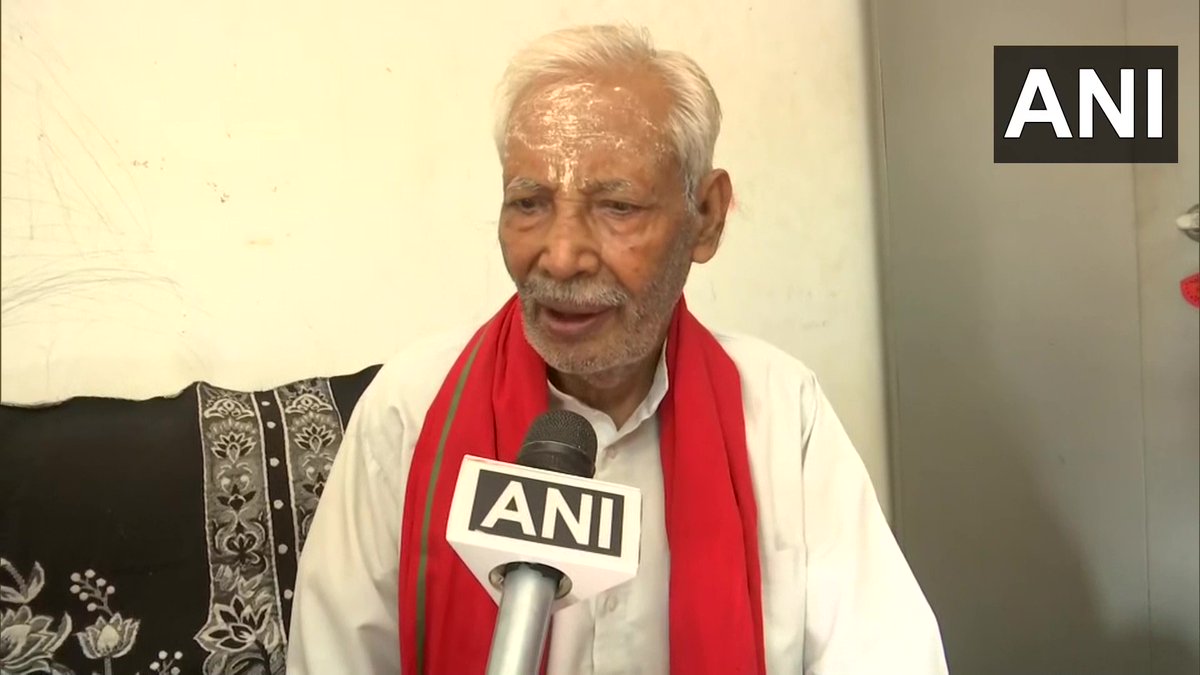 ANINewsUP's tweet photo. The Puranas clearly mention in detail about Gyanvapi Temple &amp; a 'jyotirling' placed there. There is no doubt that the present day Gyanvapi mosque was a part of the temple complex mentioned in our scriptures: Nagendra Pandey, President, Shri Kashi Vishwanath Temple Trust Council https://t.co/vssNLpeOV1