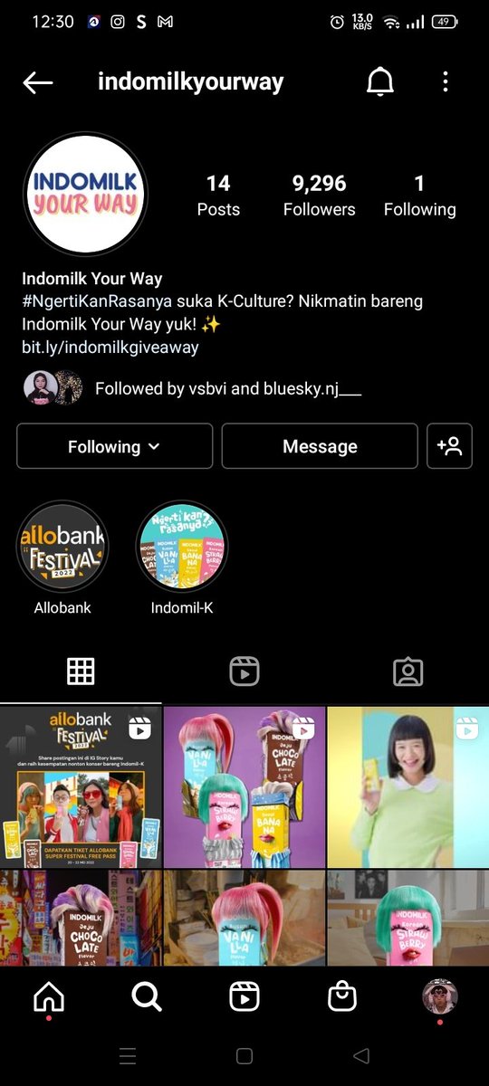helaisaqueen's tweet photo. @indomilkyourway BISMILLAH SEMOGA DAPET YANG TERBAIK POKONYA!!! WISH ME LUCK✨

#IndomilkxAllobank #IndomilkYourWay https://t.co/zvpznDizkP