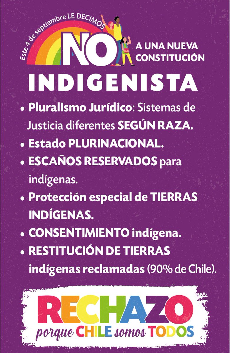 MaturanaRM's tweet photo. Por qué #Rechazo? Aquí un resumen de las razones que justifican el #RechazoLaDestruccionDeChile https://t.co/k6h6MXCQQw