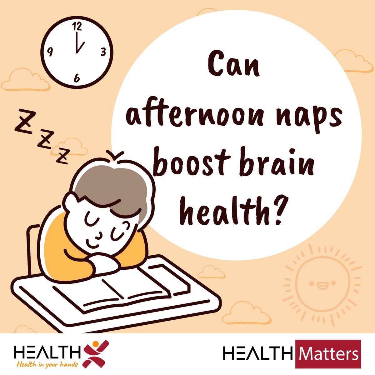 My_Health_X's tweet photo. Do you like to grab an afternoon snooze? The good news is, afternoon naps can recharge a weary body and boost cognitive performance.
#HealthX #HealthMatters #Nap #DaytimeNap #Sleep #SleepMedicine #CognitivePerformance #Memory #Alertness #ExecutiveFunctions #BrainHealth #Health https://t.co/59OZMgbwrU