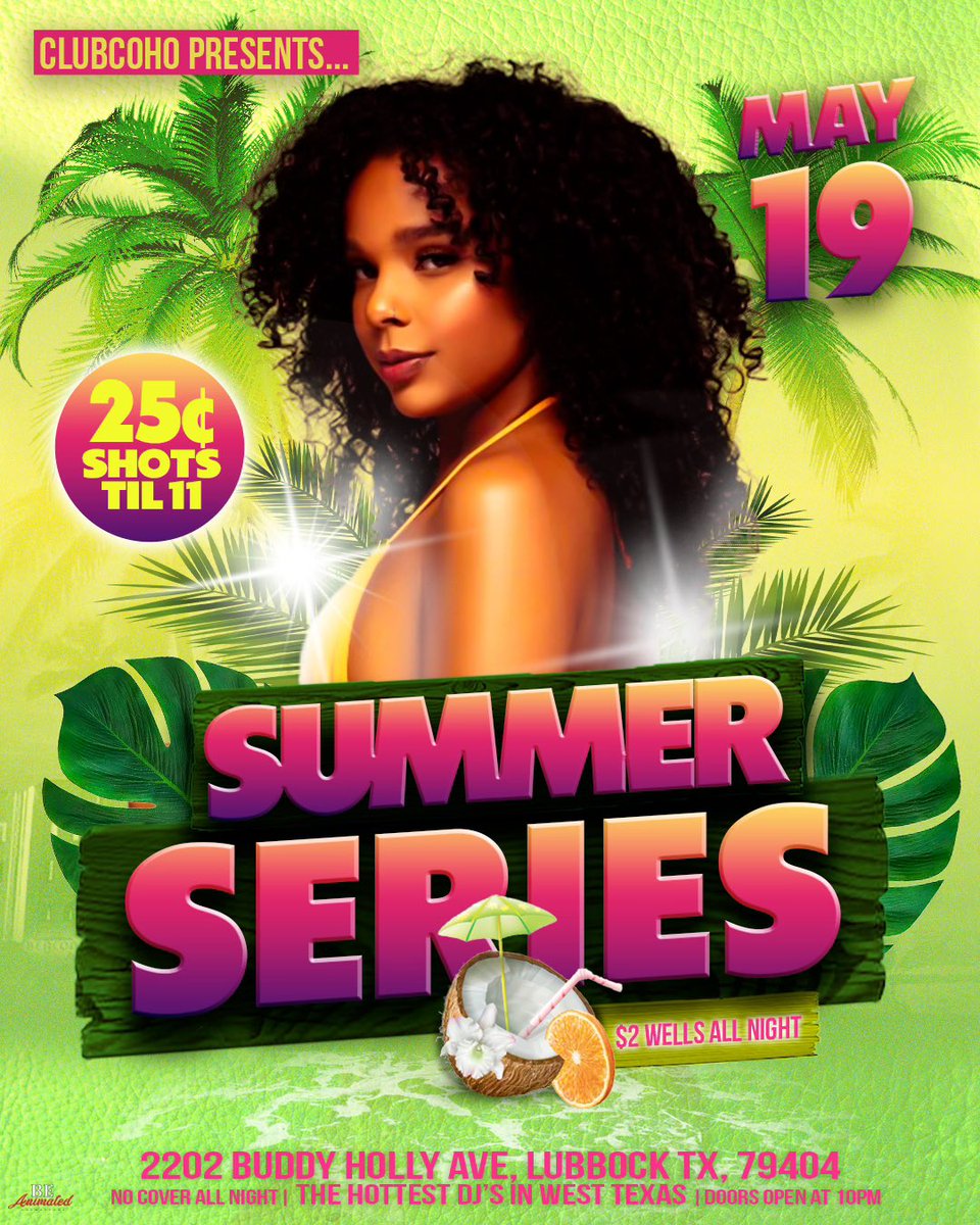 This Thursday May 19th!

Eden at the Beer Garden
2202 Buddy Holly Ave
Lubbock Tx, 79404

💥$.25 cent shots til 11💥

Doors at 10pm

18+ welcome

‼️No cover all night‼️

<a href="/spliffyGabe/">GO!</a> in the mix all night long ‼️