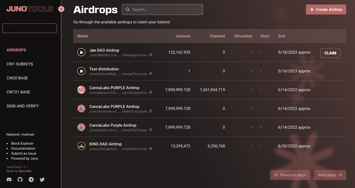 JoeDAOofficial's tweet photo. The JØEDAO Pre-Sale Airdrop has Shipped 🚀

Receive your $JOE by clicking the CLAIM button here: https://t.co/orIWTBgsIc

Connect your wallet and hit “claim”

Special thank you to @junotools for creating such an effective &amp; smooth airdrop utility! https://t.co/FoXRzriIyI