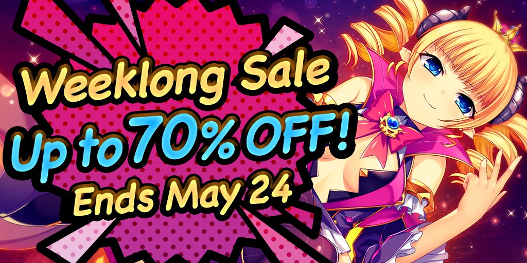 shiravune's tweet photo. BARGAINS, BABY! Johren is running a Weeklong Sale featuring savings of up to 70% OFF—and we've got #WeeklongDeals on Steam too, with Shiravune titles at up to 50% discounts! https://t.co/3zKtmt8uiJ