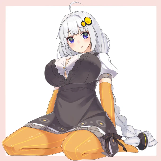紲あかりちゃん全体描けた 