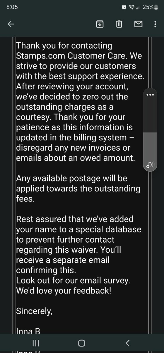 JofPNP's tweet photo. @StampsCom After many attempts to resolve this I'm not sure what else to do cause I've talked to 5 people now after canceling my service and attempts to charge my bank account have been made numerous times after canceling my subscription April 17th! Even after my balance is taken https://t.co/Y7w2agdZ5i