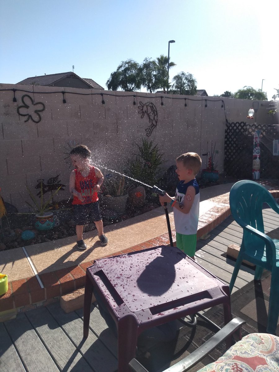 MMistro3's tweet photo. This is what we call friendly fire… right @Coach_Mistro?? Taking bets on how long it takes for Nolan to return it. #brothers #AJM26 #NoPa23 https://t.co/EJqKWKZVVM