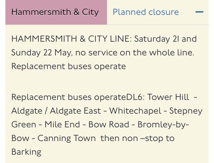 This weekends engineering works. A reminder that it’s just the London Overground operating from Whitechapel station this weekend.