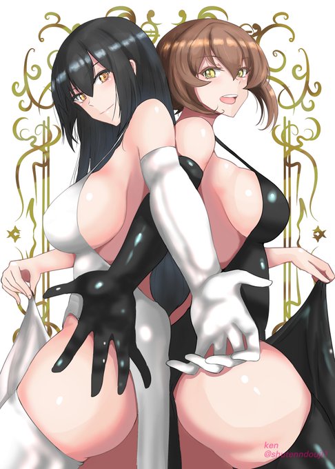 二パさん@Graf_XSR900 主催の長門陸奥合同誌「GLORIOUS  DAYS」に寄稿させていただいた長門、陸奥ですー 