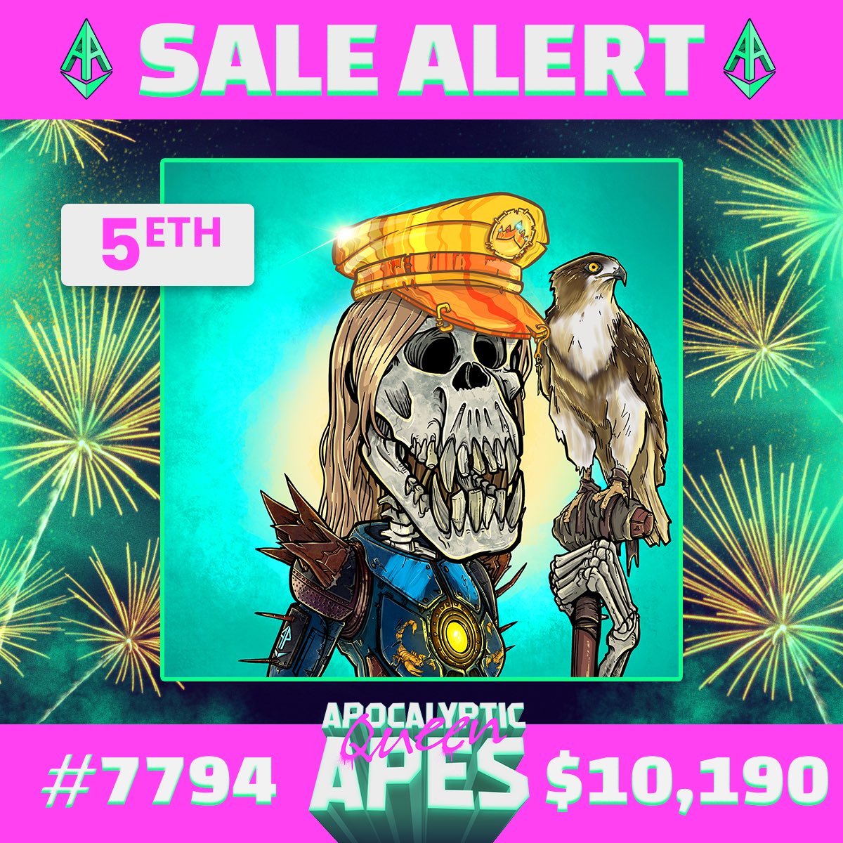 Apocalyptic Queen Apes 👑🦍 tweet media
