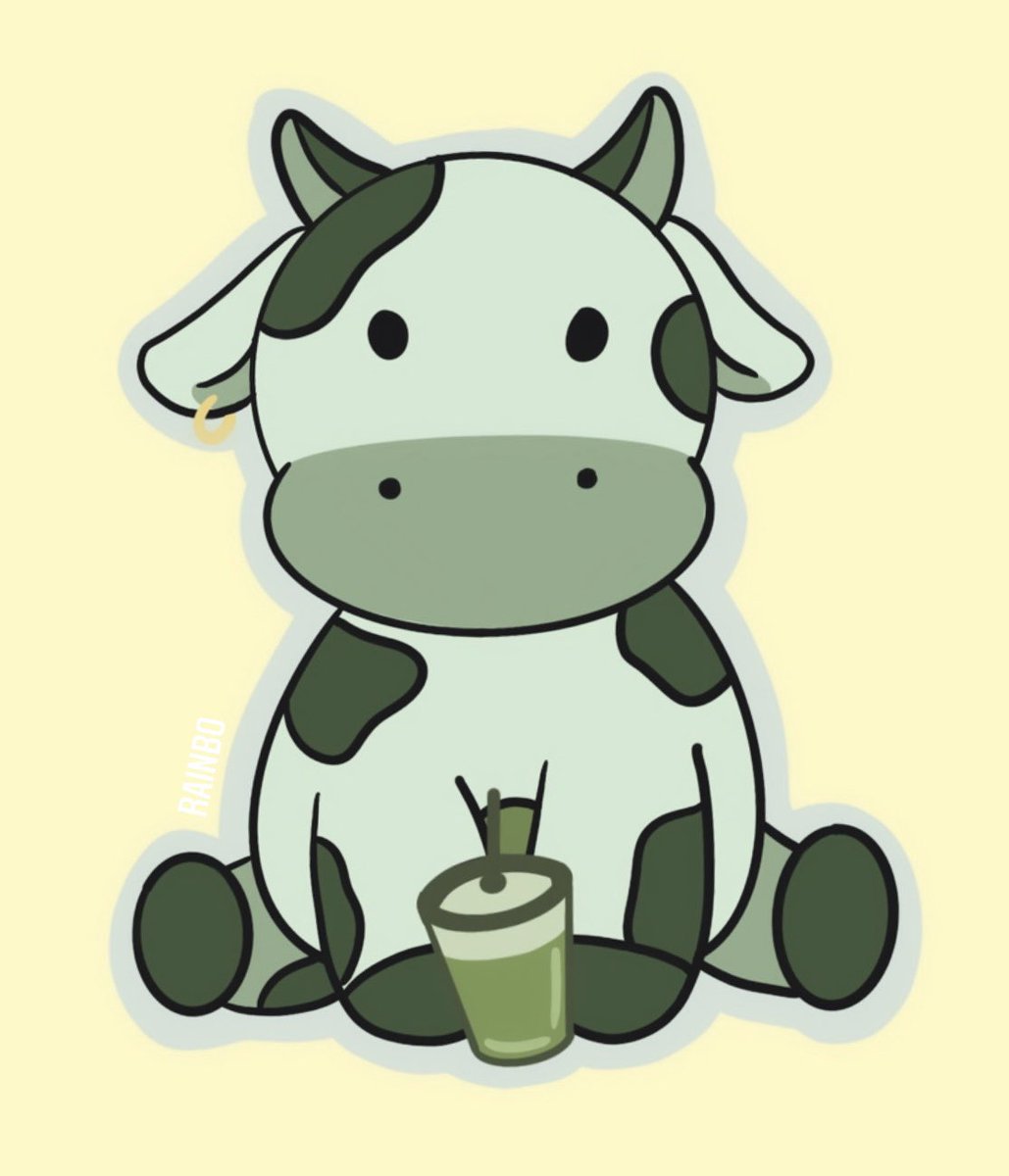 Kyle_Rons's tweet image. Matcha cow